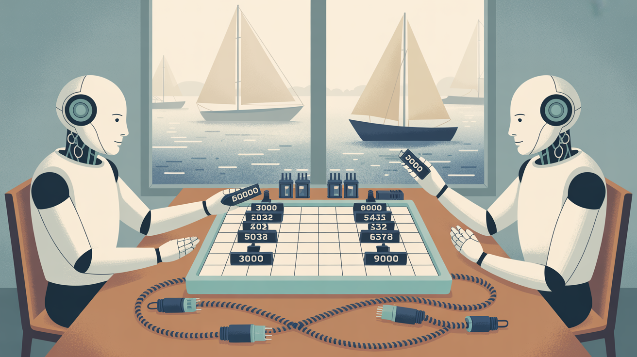 AI agents playing battleships with port numbers